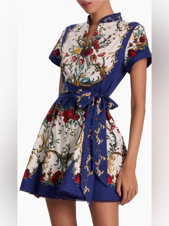 Alice + Olivia Dresses & Skirts - Alice + Olivia Lucy Floral Tie-Waist Dress